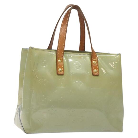 LOUIS VUITTON Monogram Vernis Reade PM Hand Bag Baby Blue - Picture 1 of 16